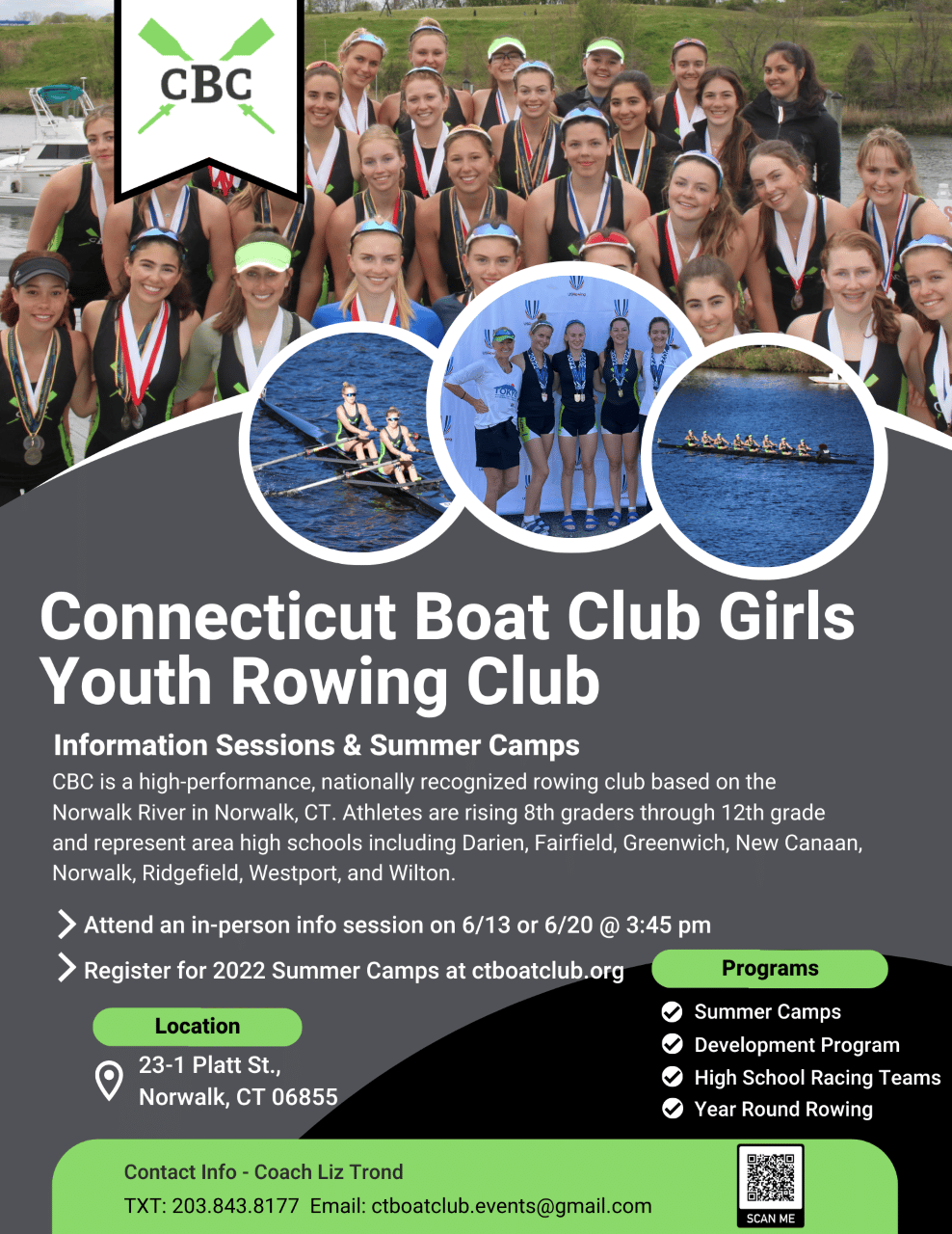 Summer Camps CBC Rowing